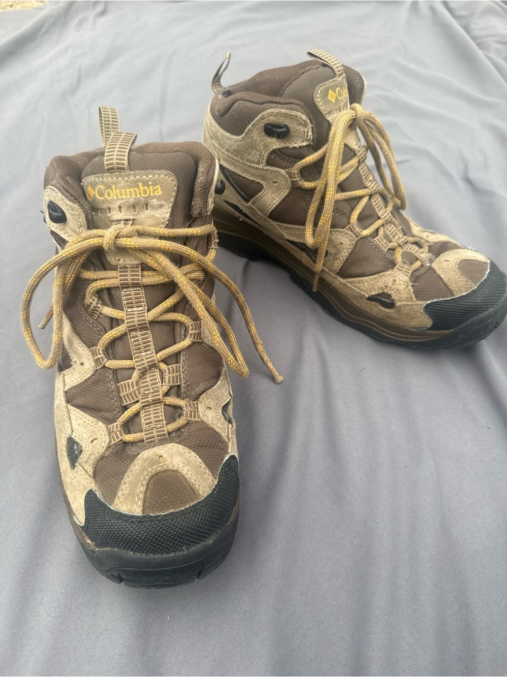 Columbia Men's Brown Hiking Boots BM3619-230 US Size 8.5